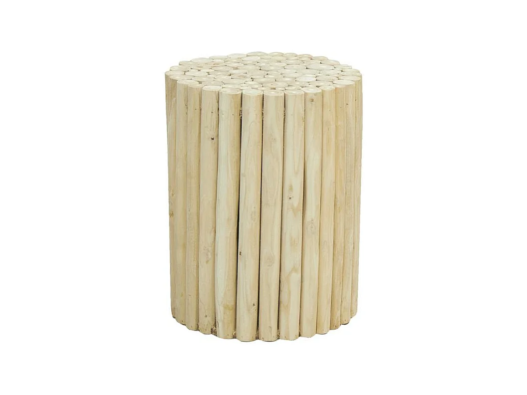 Tabouret En Teck Recyclé