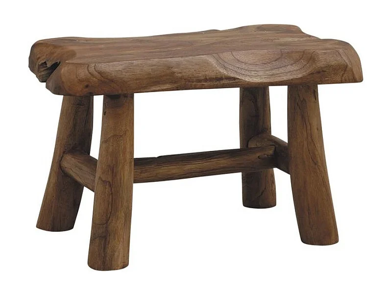 Tabouret En Teck Recyclé