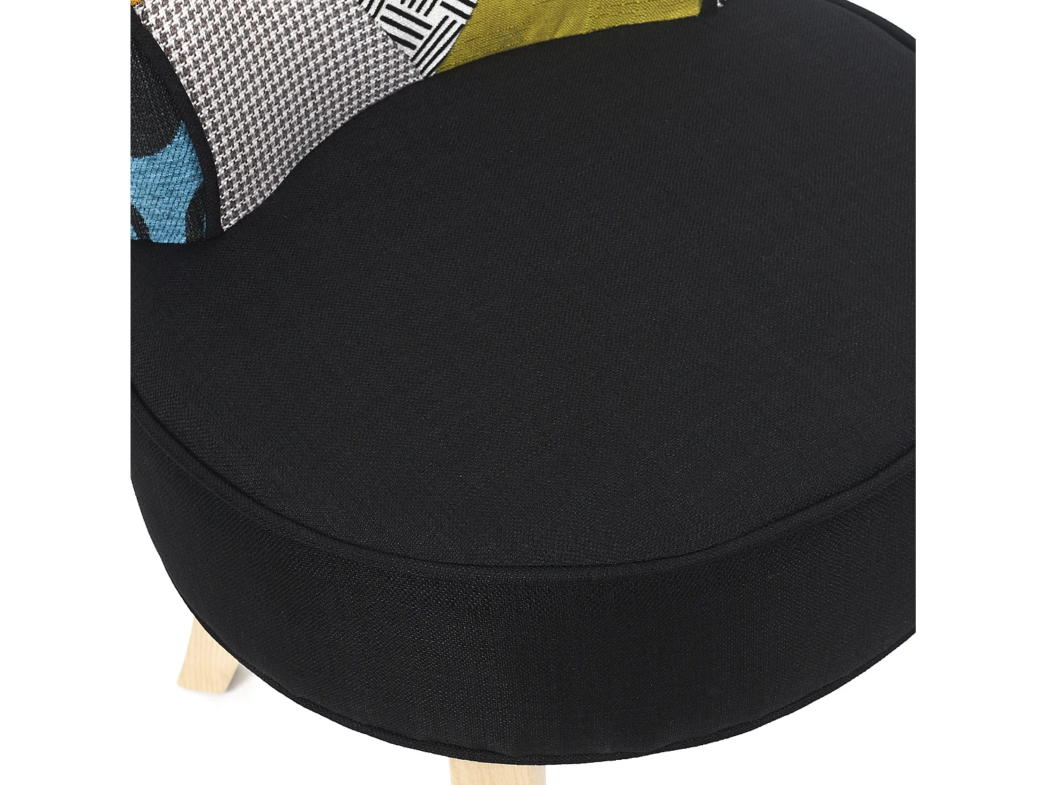 Tabouret Eleonor Patchwork Multicolore