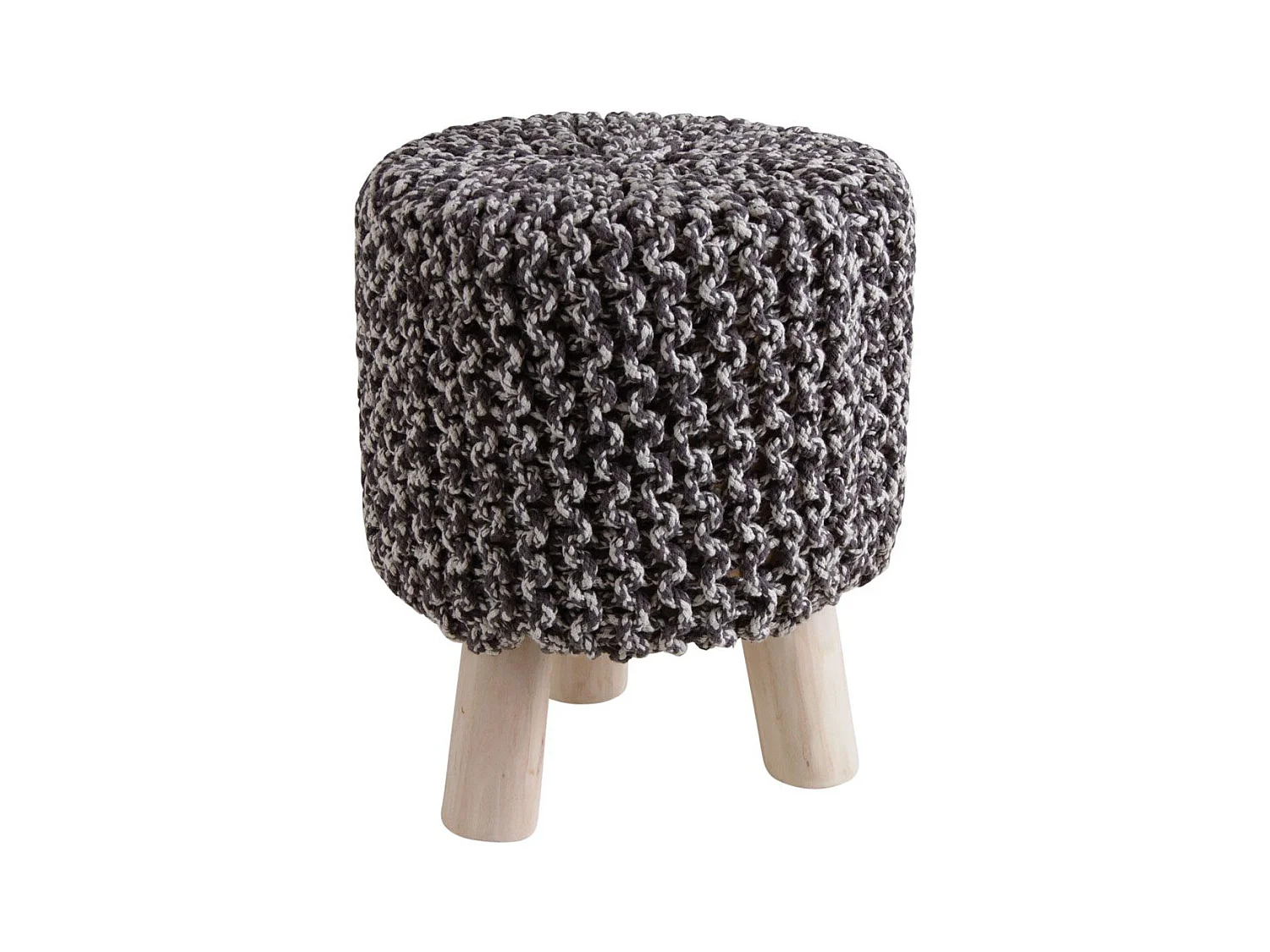 Tabouret bas en coton