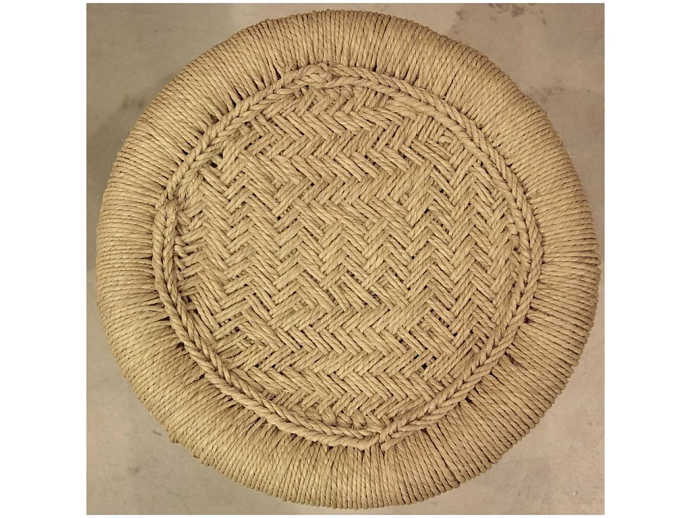 Tabourets en roseau (Lot de 2)