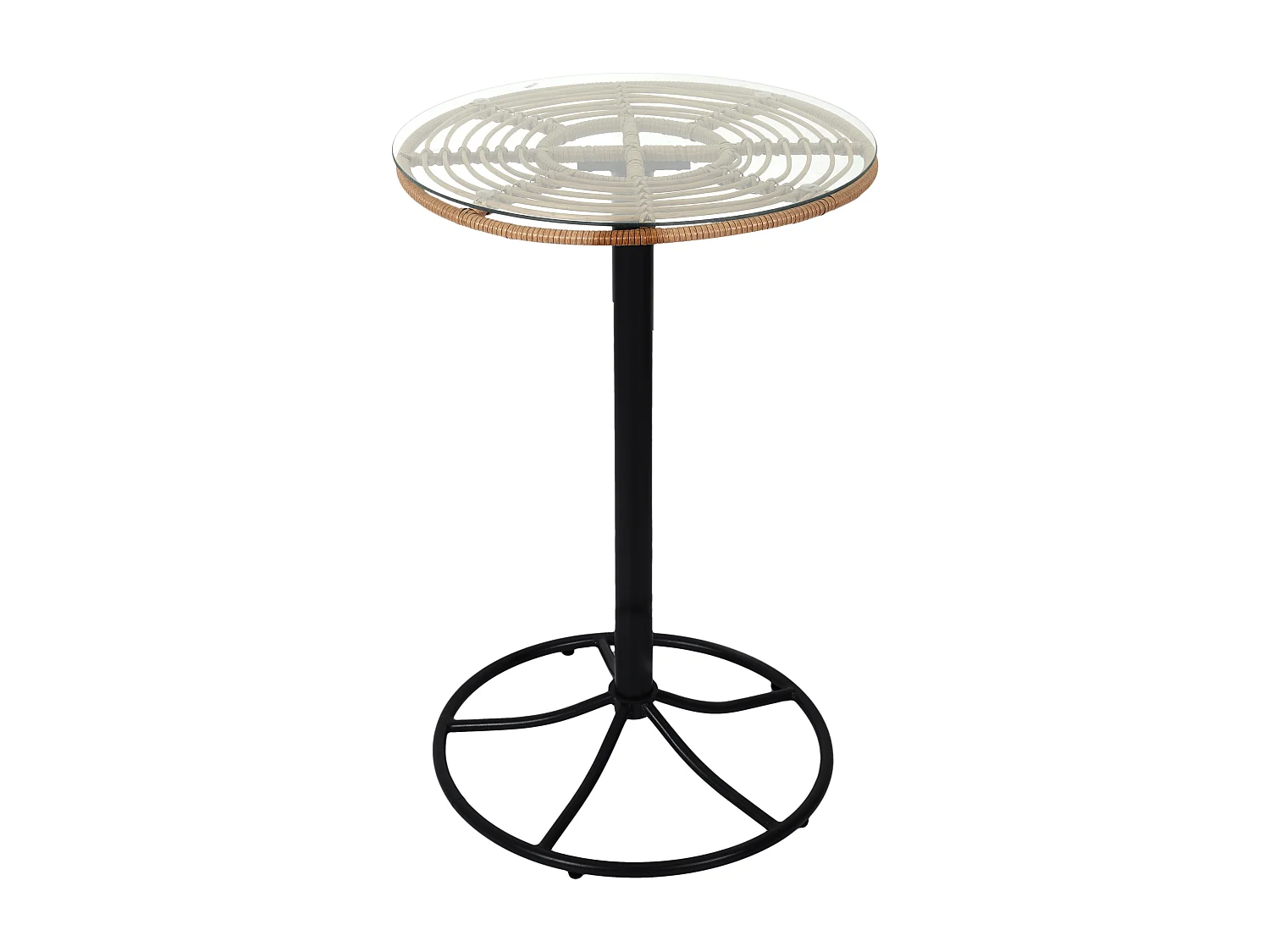 Table Mange Debout Surabaya Noir, Vert, Marron