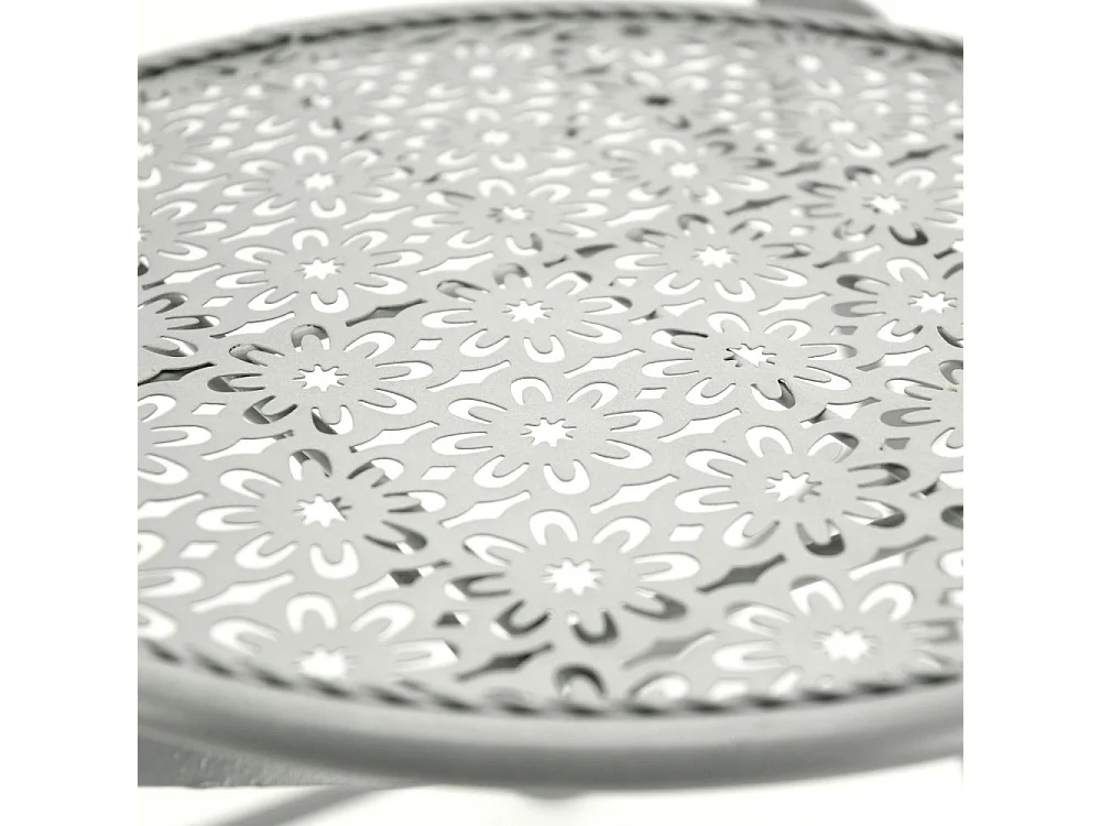 Sedia pieghevole in metallo forgiato