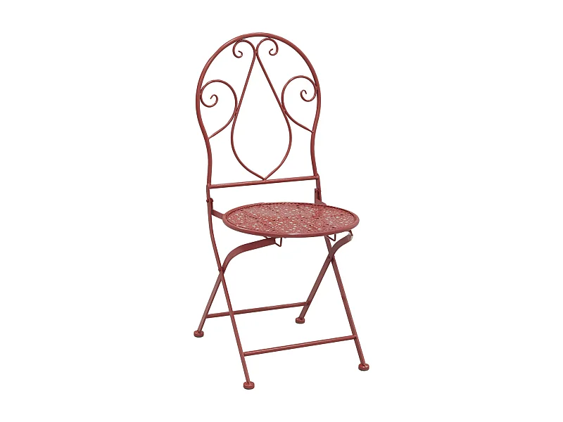 Chaise pliante en métal