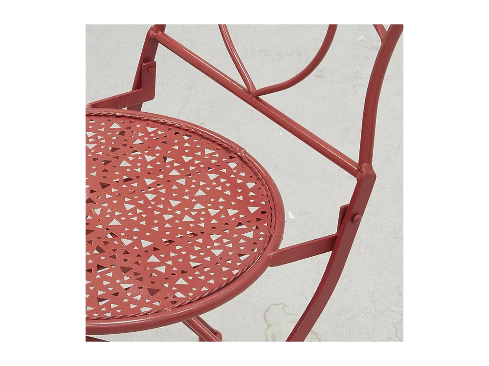 Chaise pliante en métal