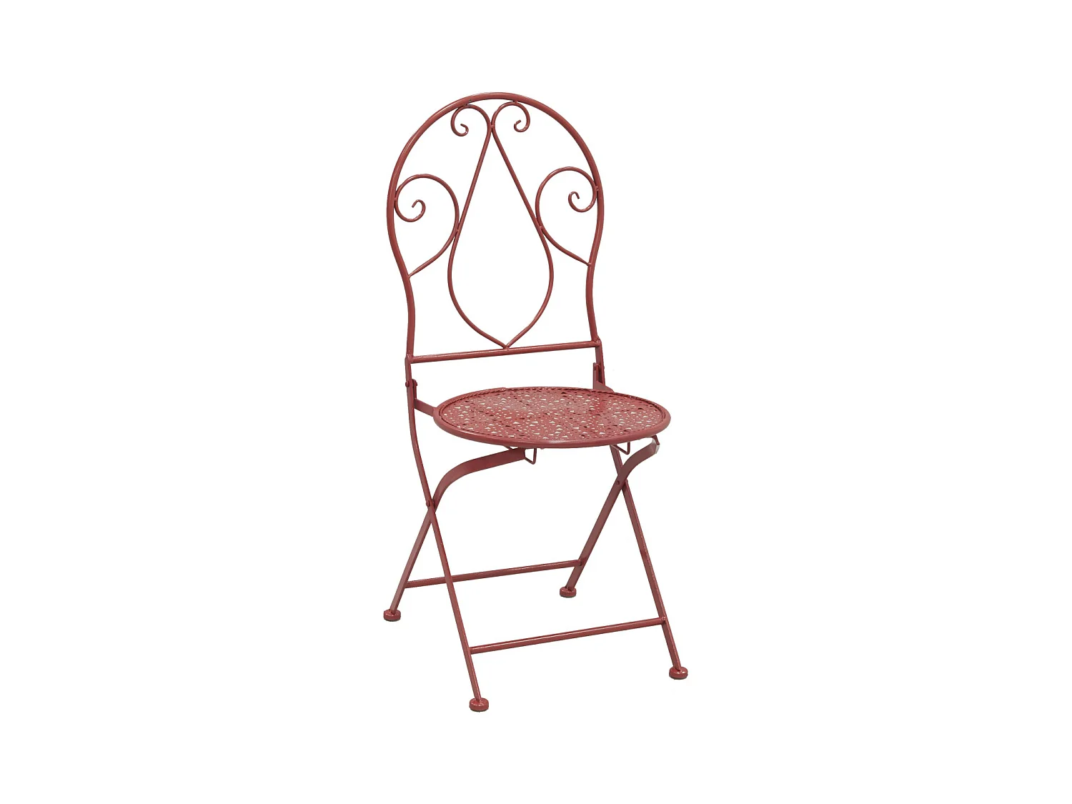 Chaise pliante en métal