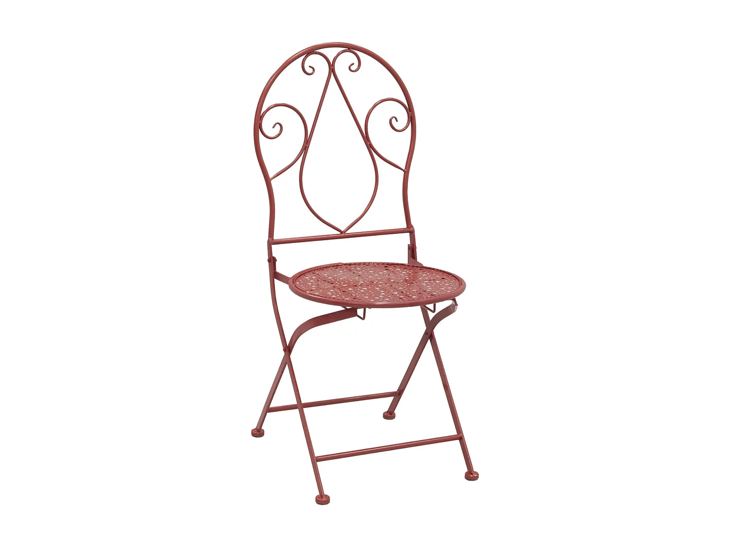 Chaise pliante en métal