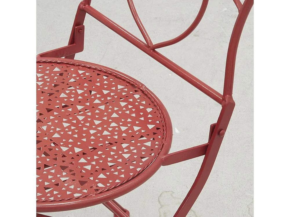 Chaise pliante en métal