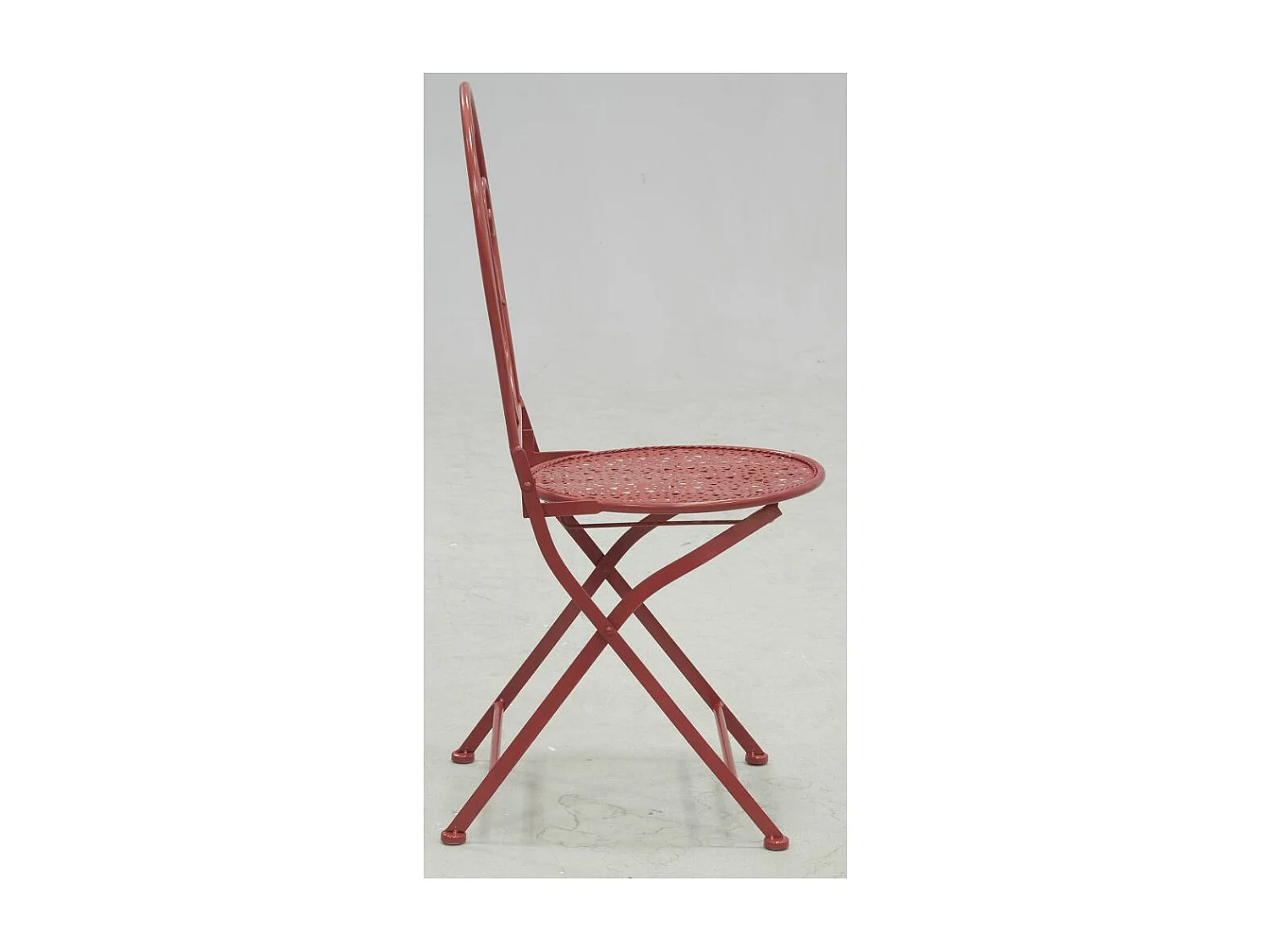 Chaise pliante en métal