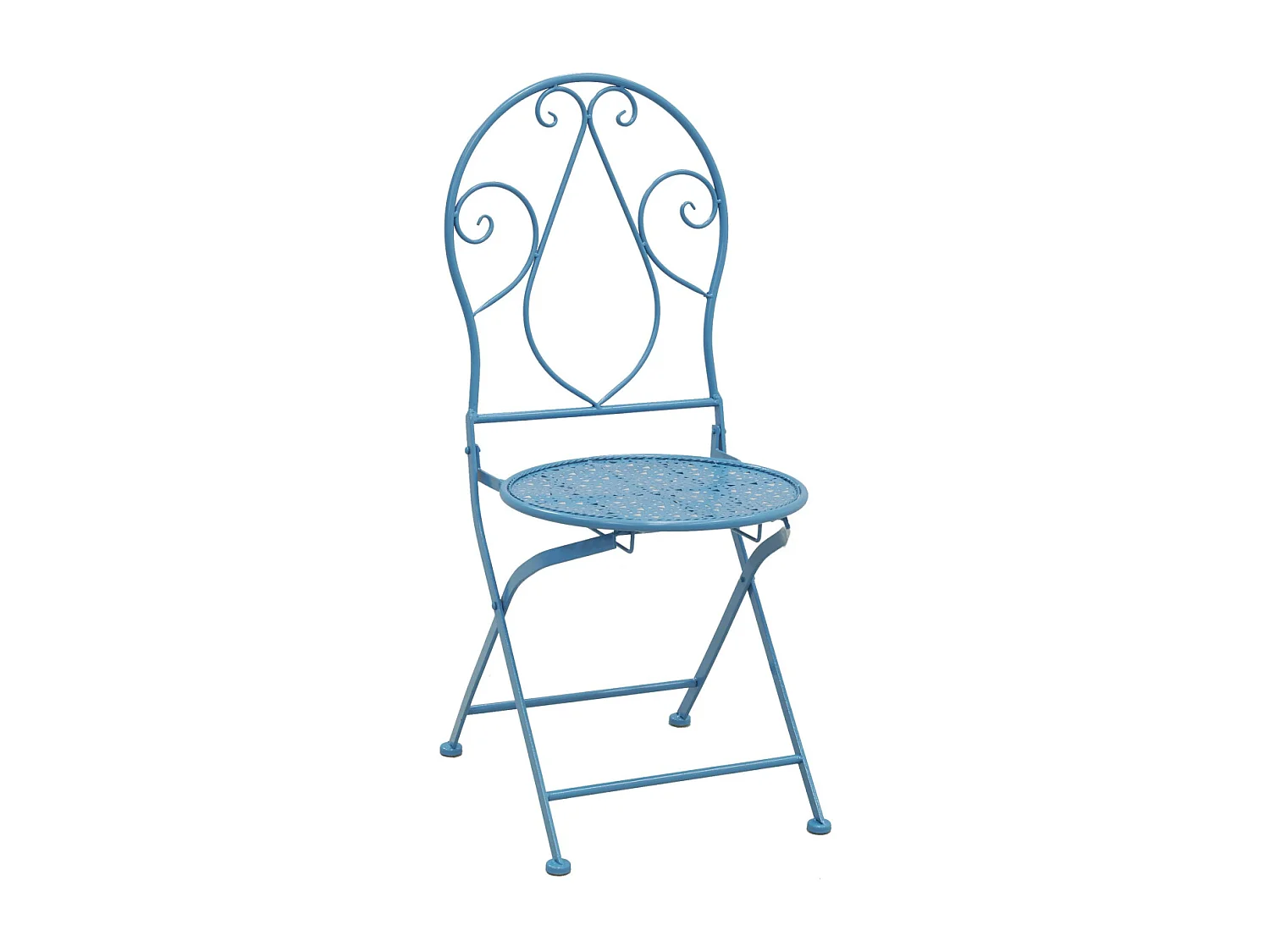 Chaise pliante en métal