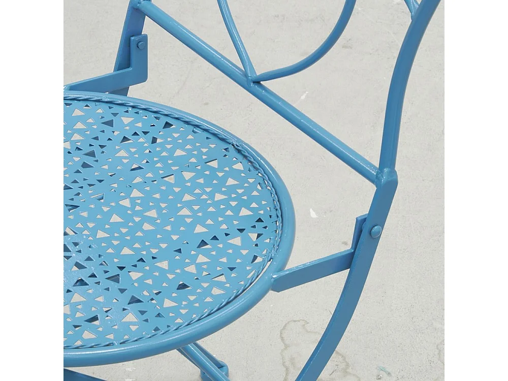 Chaise pliante en métal