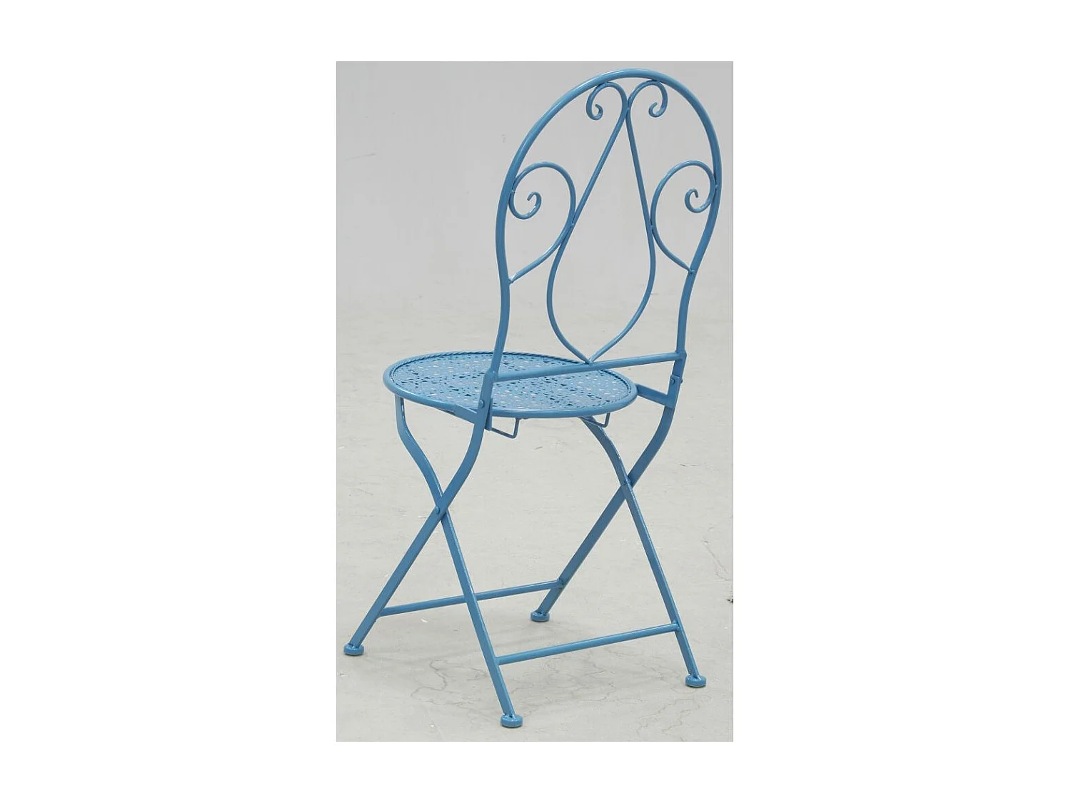 Chaise pliante en métal