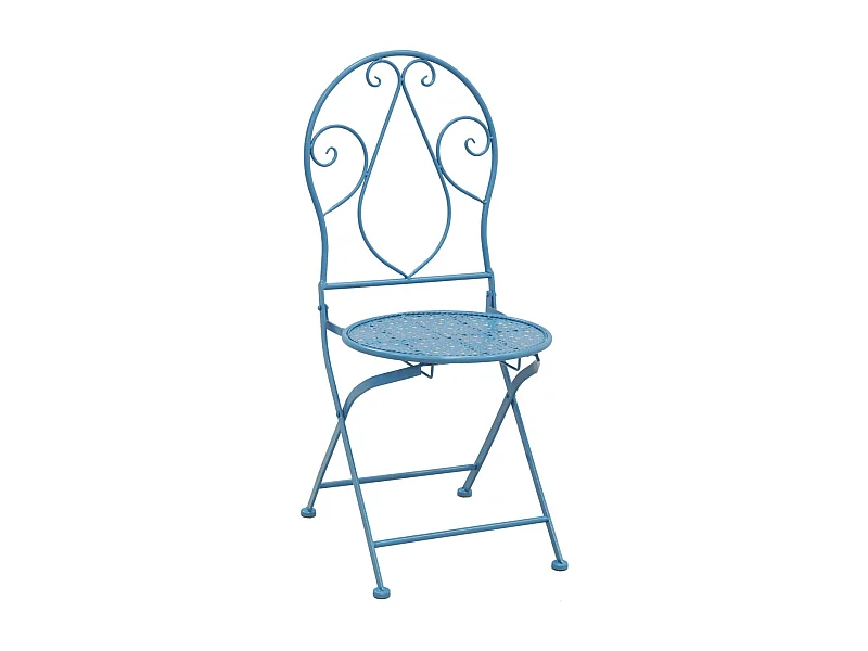 Chaise pliante en métal