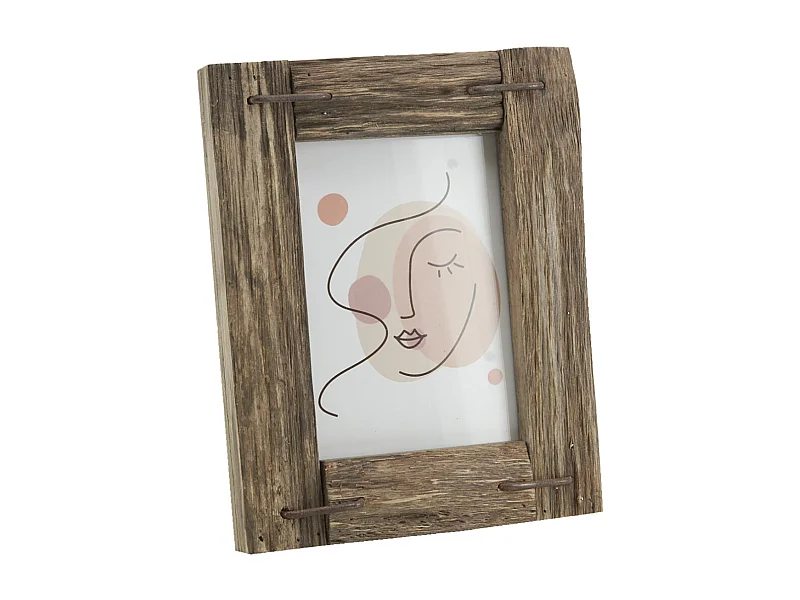 Cadre photo 13x18cm en bois recyclé 1 Photo