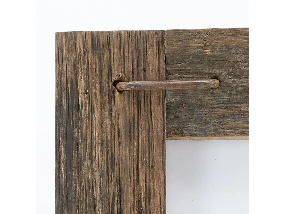 Cadre photo 13x18cm en bois recyclé 1 Photo