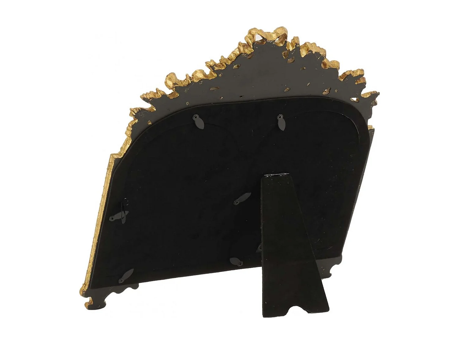 Doppelter Fotorahmen aus Polyresin Baroque