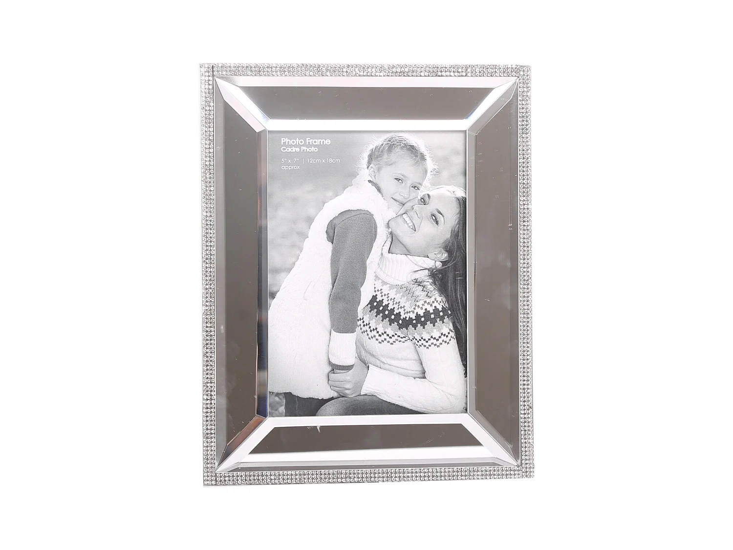 Marco de fotos con pedrería para foto de 13 x 18 cm