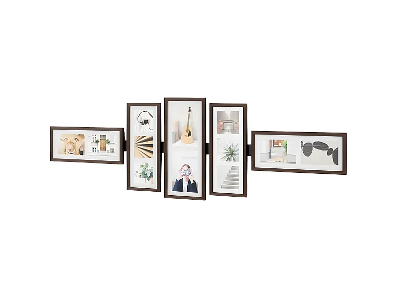 Collage multi-vista a 5 fotogrammi Shuffle