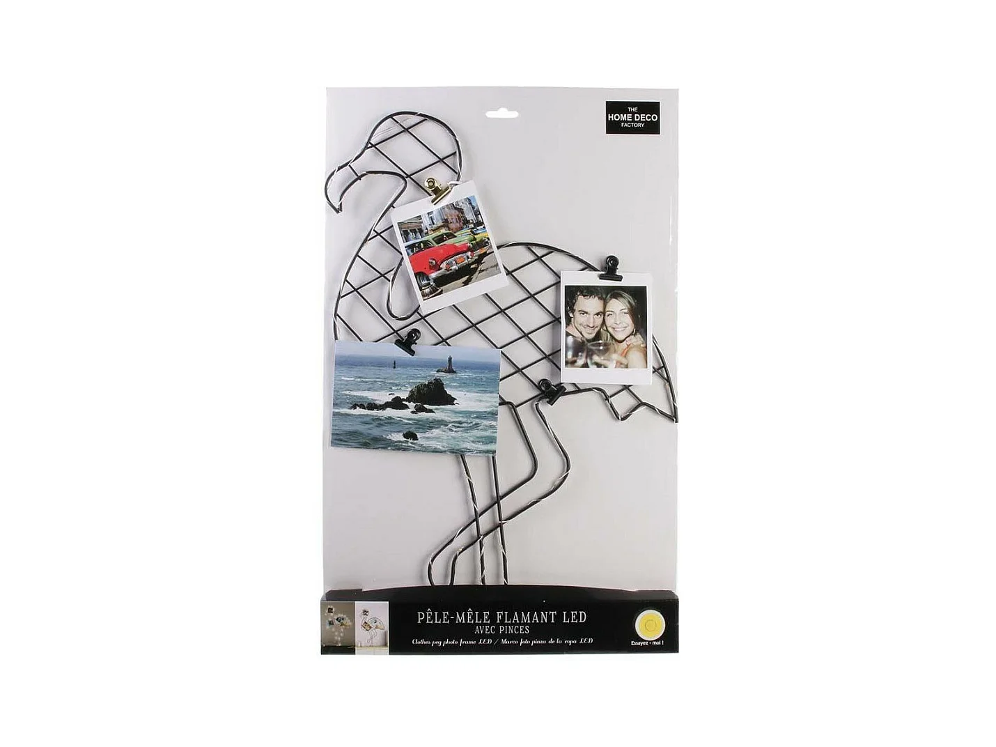 LED-Bilderrahmen "Flamingo"