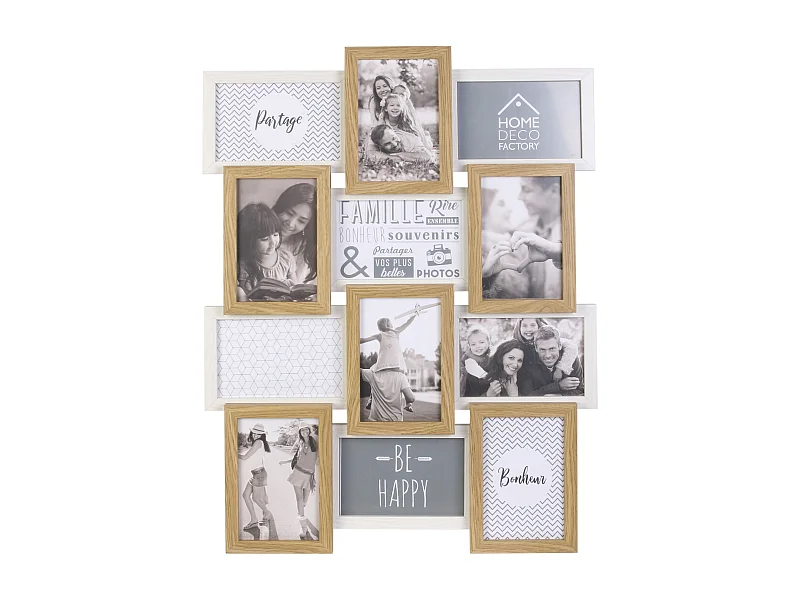 Pele-mele 12 Vues Bois Et Blanc