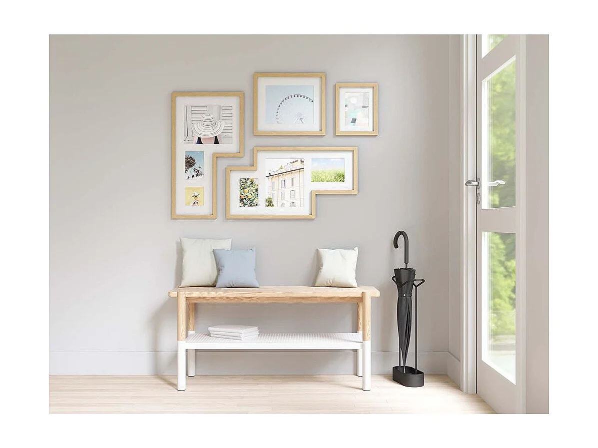 Mingle 8 viste cornici in legno Galleria Mingle