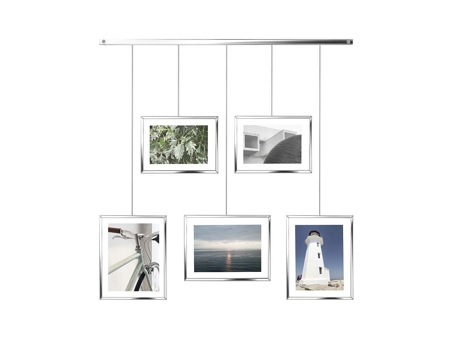 Porte photos escalier 5 cadres Exhibit