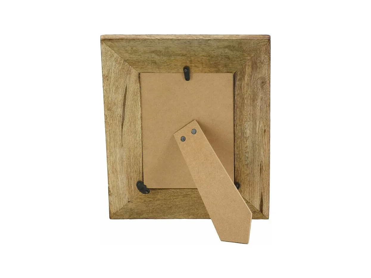 Cadre photo avec peau de chèvre Grand modèle