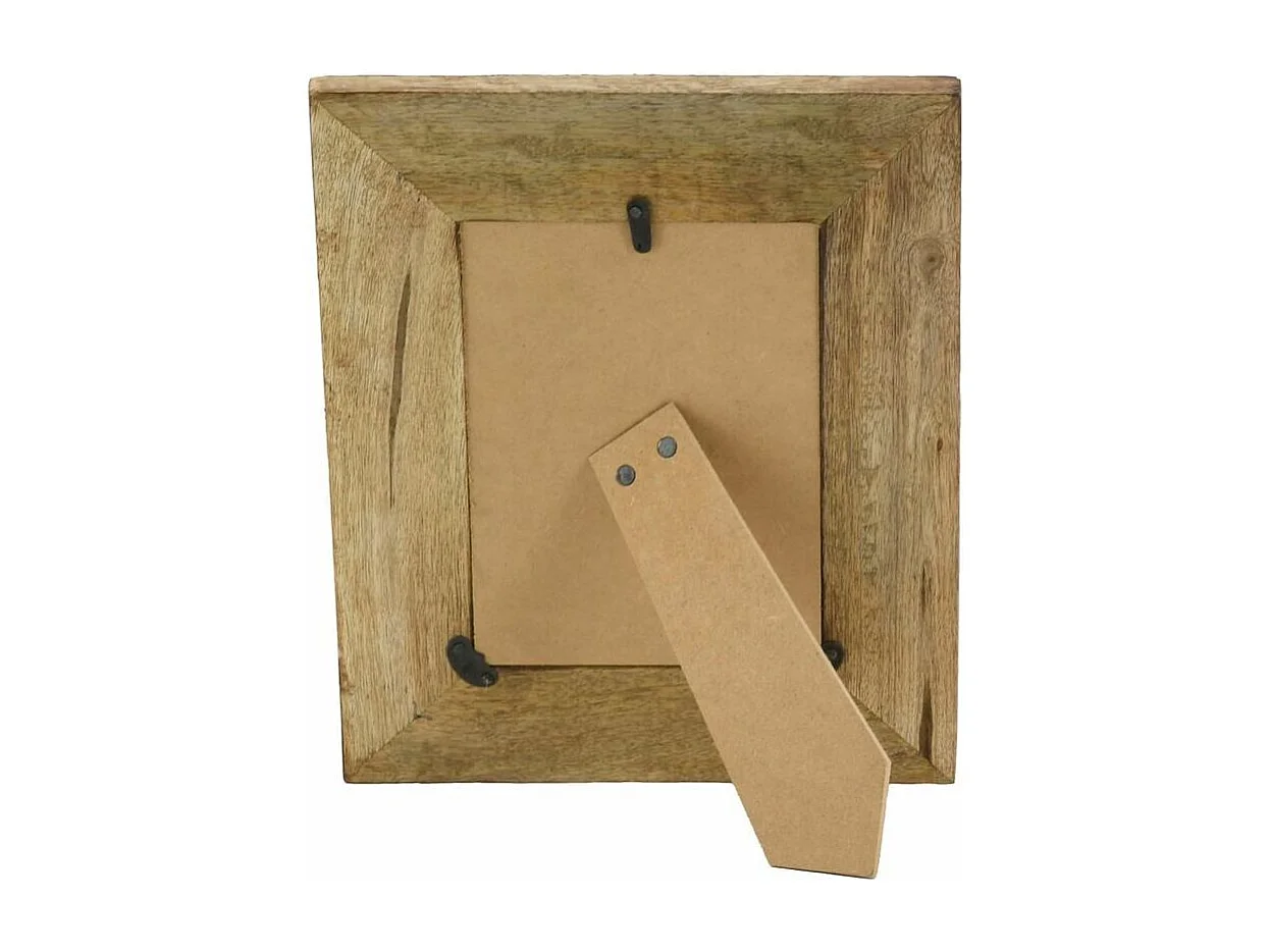 Cadre photo avec peau de chèvre Grand modèle