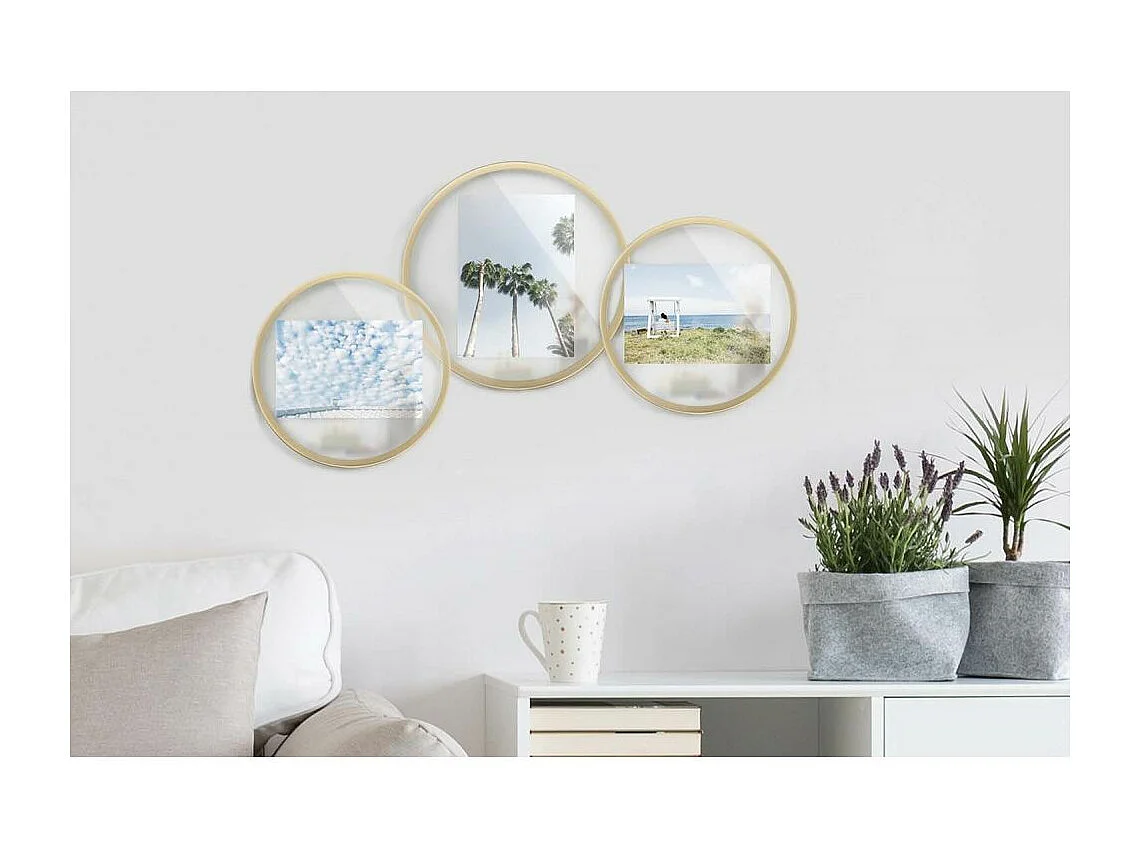 Porte photo circulaire Infinity Pour photos 13x18 cm