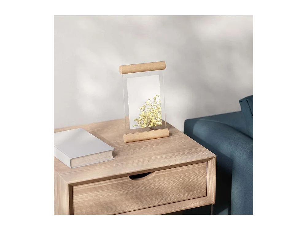 Portafoto in legno 13 x 18 cm Scroll