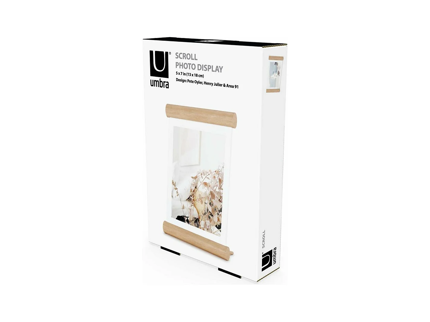 Portafoto in legno 13 x 18 cm Scroll