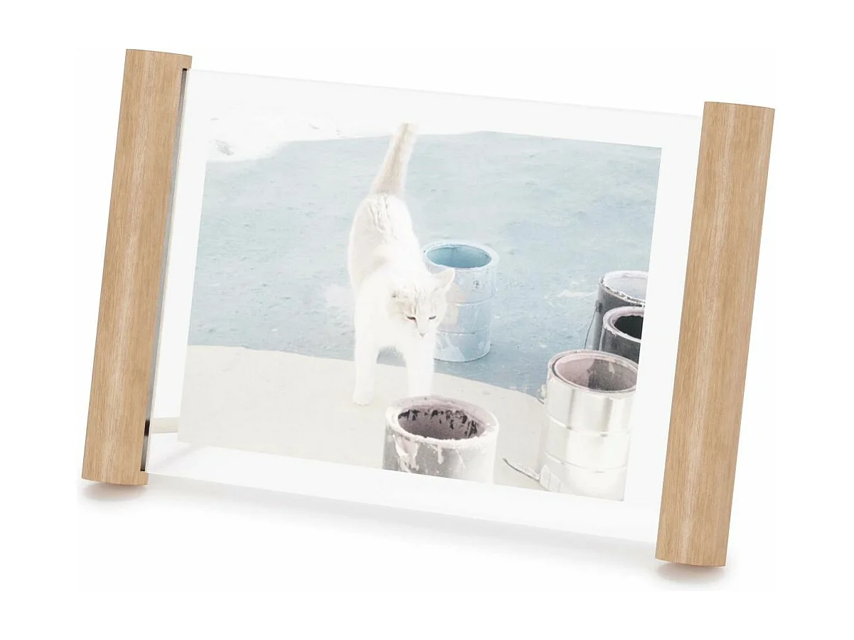 Portafoto in legno 13 x 18 cm Scroll