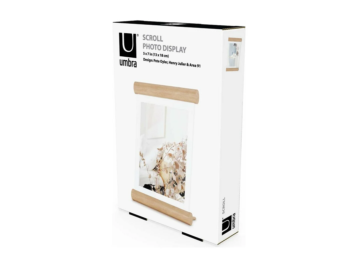 Portafoto in legno 13 x 18 cm Scroll