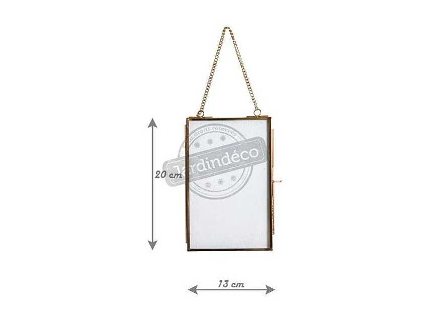 Cadre photo mural en laiton Petit modèle