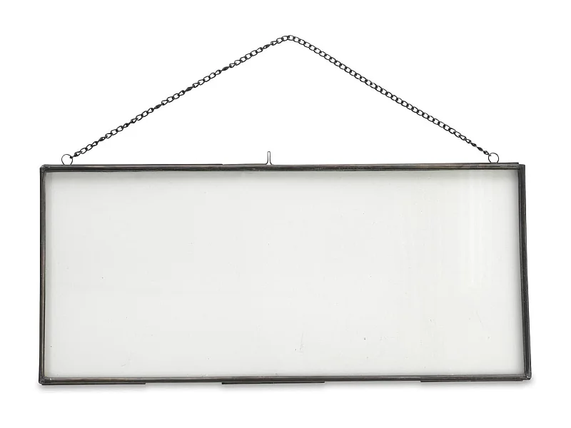 Handwerklich hergestellter Rahmen aus antikem Metall "Kiko"