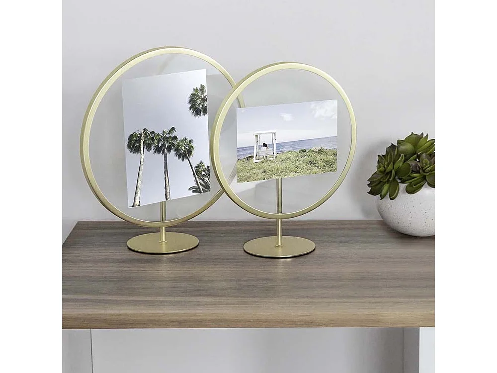 Porte photo circulaire Infinity Pour photos 10x15 cm