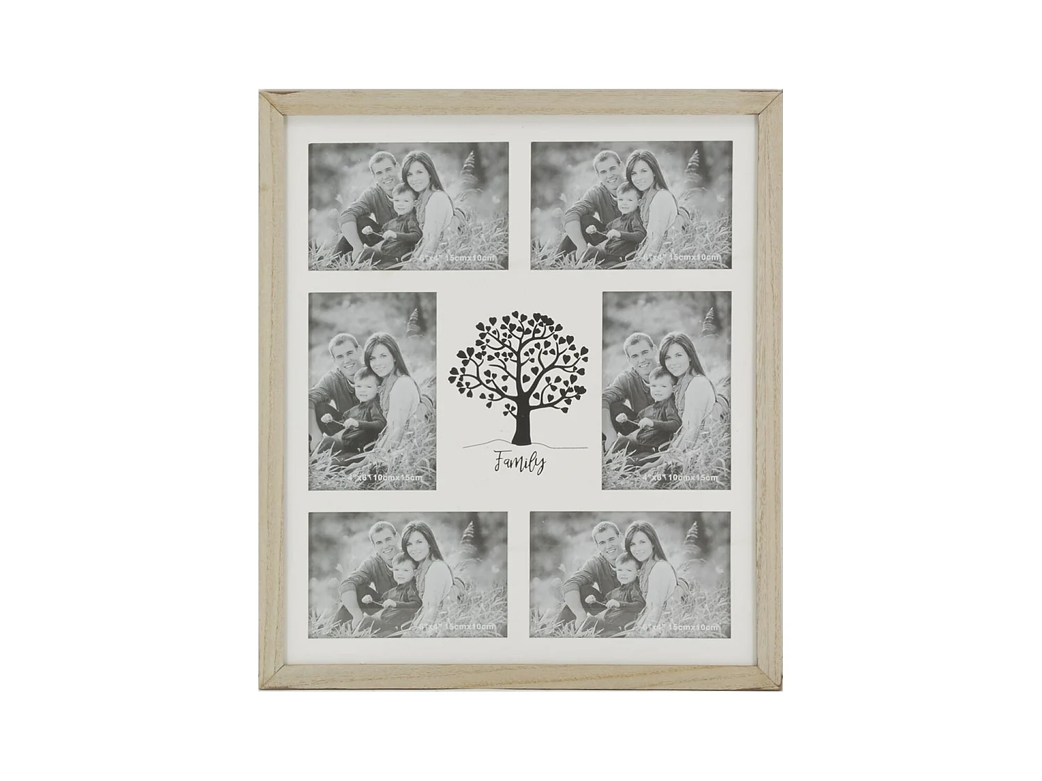 Cadre mural Arbre de vie 6 photos en médium