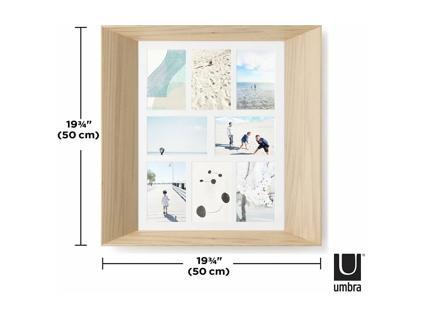 Cadre photos mural 8 photos 10 x 15 cm Lookout