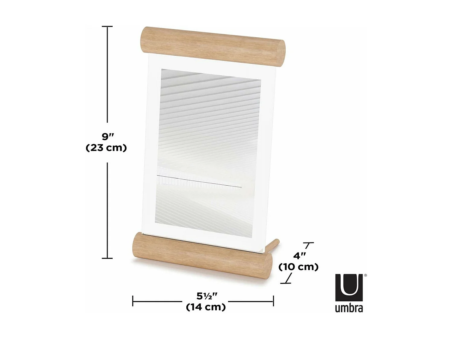 Portafoto in legno 10 x 15 cm Scroll