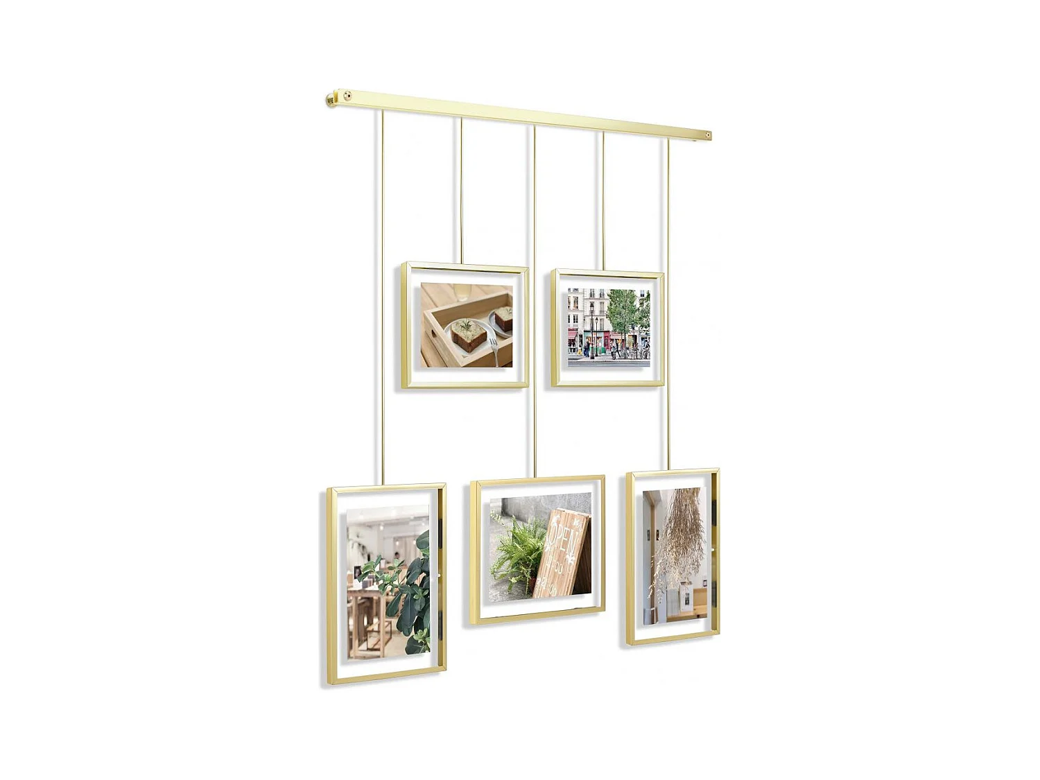 Mehrfachbilderrahmen für 5 Bilder "Exhibit"