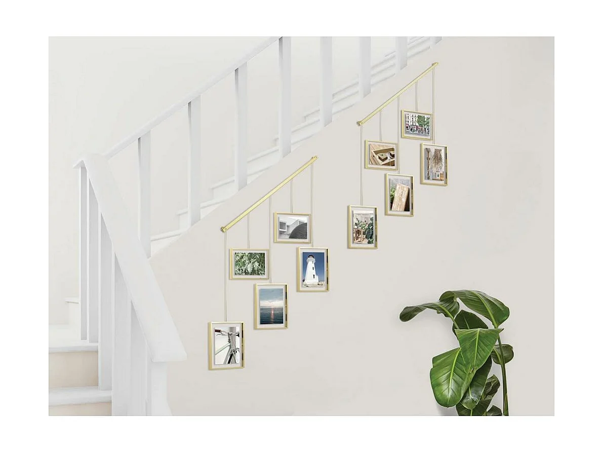 Portafoto a 5 telai per scale Mostra