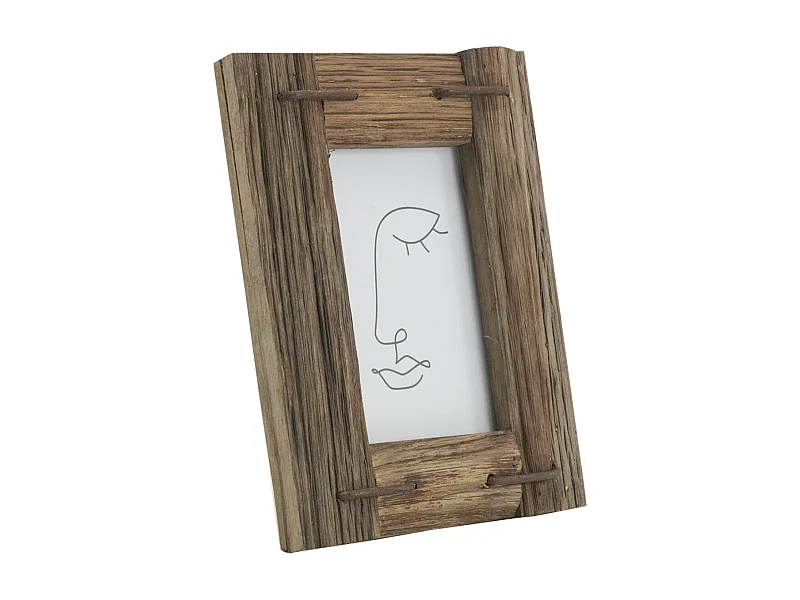 Cadre photo en bois recyclé 1