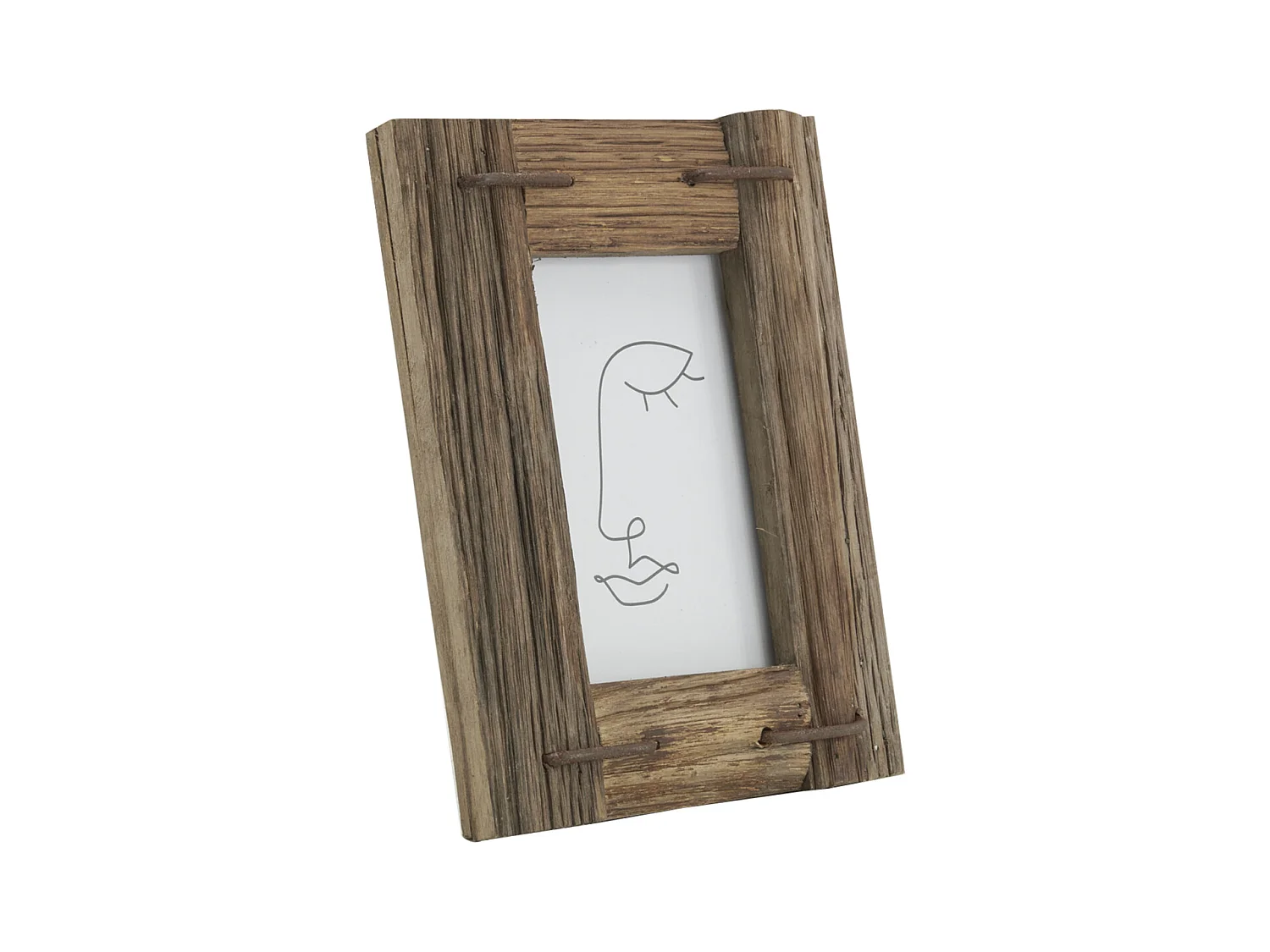 Cadre photo 10x15cm en bois recyclé 1 Photo