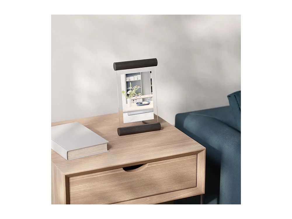 Cadre photo en bois 10 x 15 cm Scroll