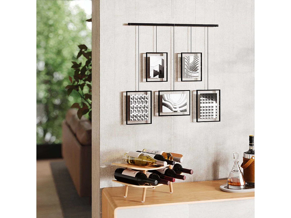 Fototür Treppe 5 Rahmen Exhibit