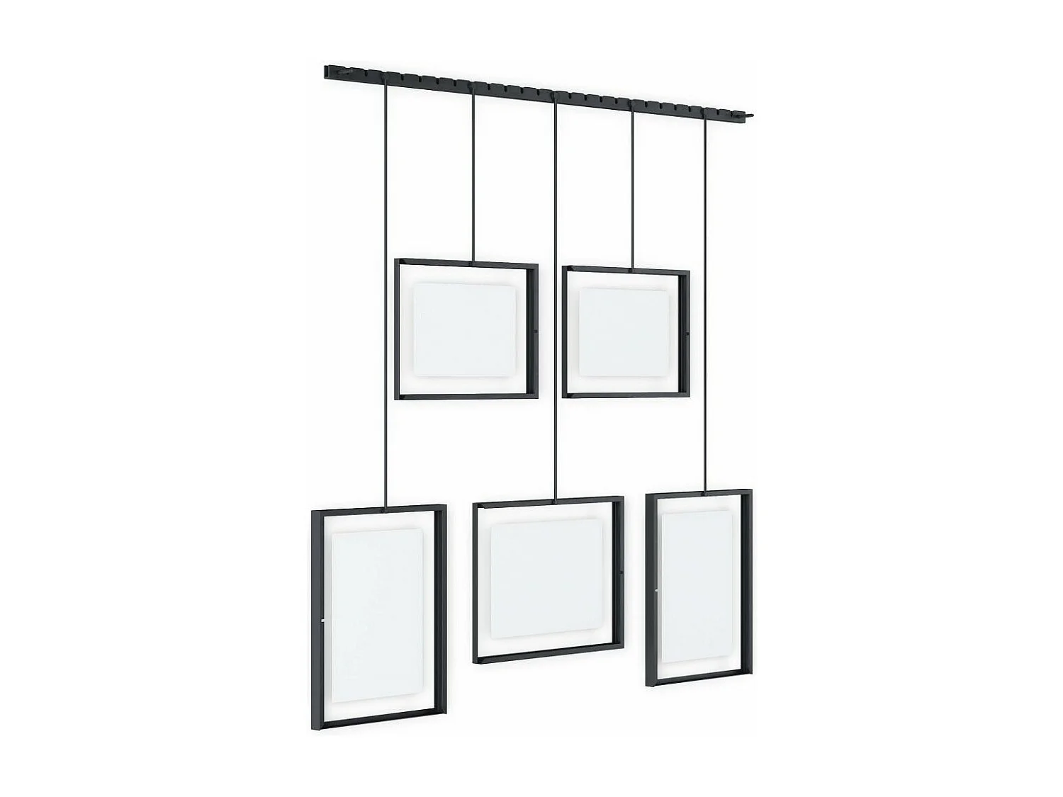 Fototür Treppe 5 Rahmen Exhibit