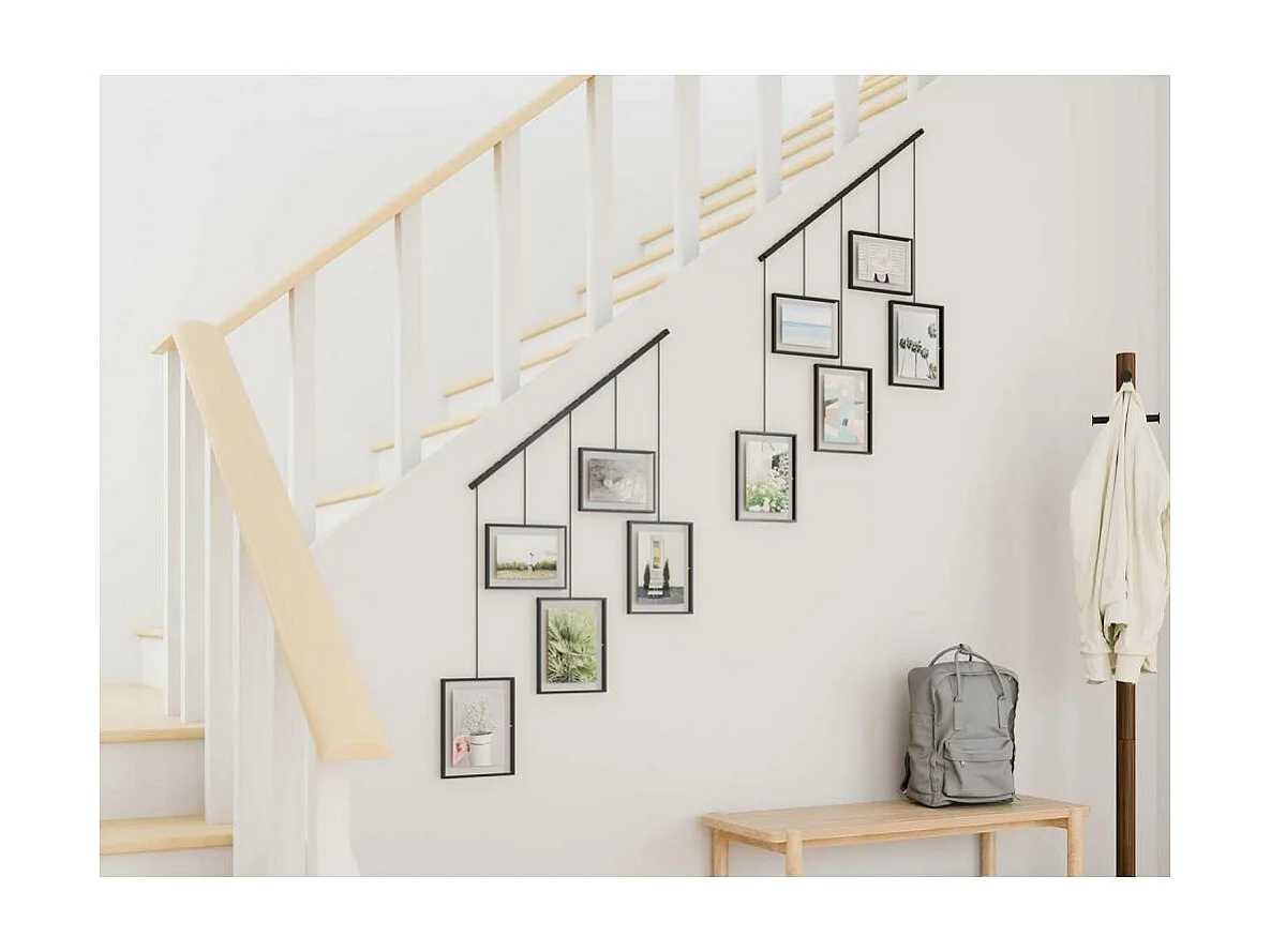 Fototür Treppe 5 Rahmen Exhibit