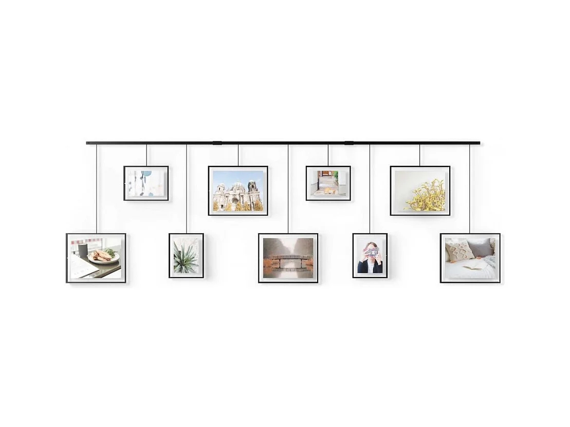 Porte photos escalier 9 cadres Exhibit