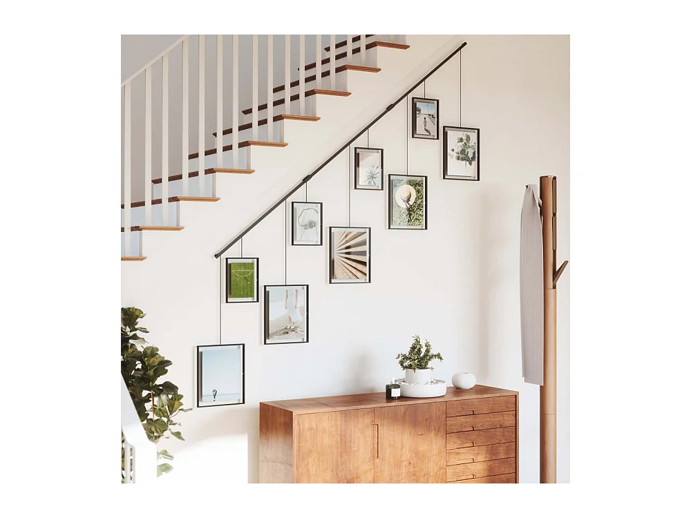 Porte photos escalier 9 cadres Exhibit