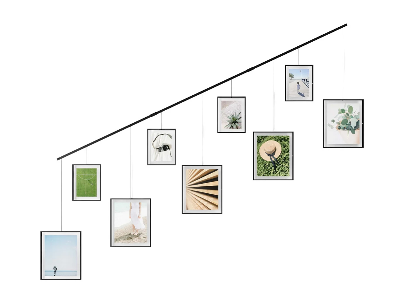 Fototür Treppe 9 Rahmen Exhibit